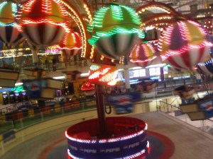Hot Air Balloon ride at Galeries La Capitale in Quebec City